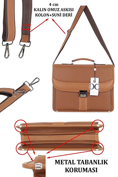 Case Club حقيبة كمبيوتر محمول مقاس 15.6 بوصة مزودة بآلية قفل وحزام كتف وحقيبة تنظيم