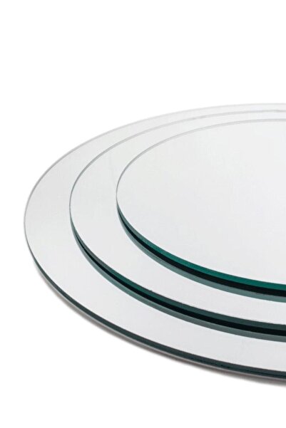 UĞUR MOBİLYA مرآة ثلاثية عالية الجودة مع قطع دائري للمكرمية - 20 سم، 25 سم و ...