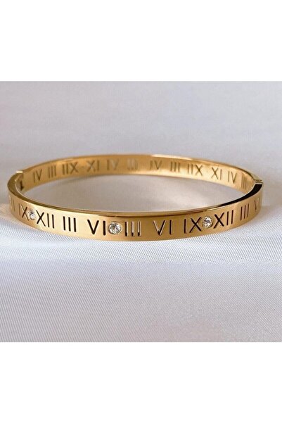 NS SHOPPING سوار بأساور بأرقام رومانية من حجر الزركون