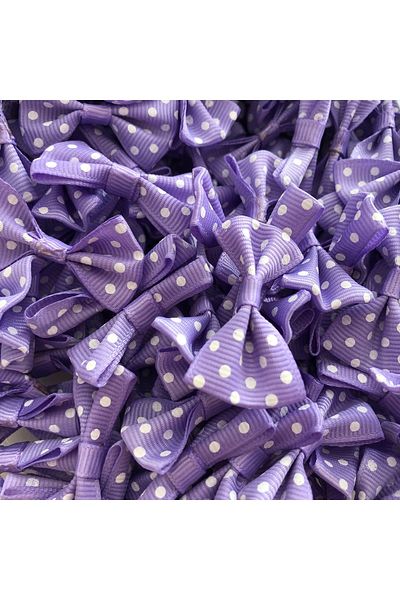 Yumuşakkeçe Grosgrain Bow Polka Dot 50 Pieces