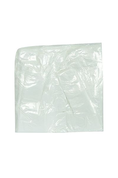 LokmanAVM Economical Medium Size Athlete Slush Bag 43X25 Cm Thin White 250 Pieces 1 Pack