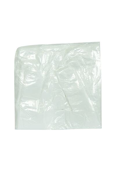 LokmanAVM Economical Medium Size Athlete Slush Bag 43X25 Cm Thin White 250 Pieces 1 Pack