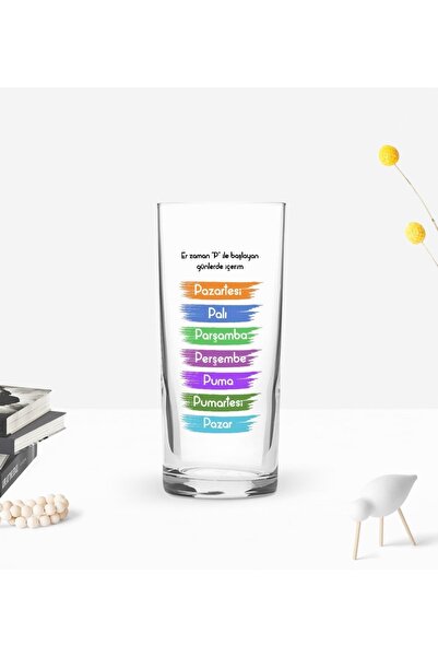 Bk Gift Kişiye Özel Renkli Baskılı Isimli P Ile Başlayan Günlerde Içerim Tasa...