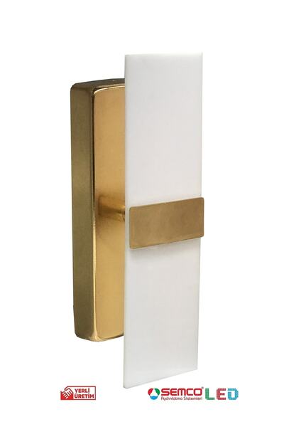 Semco Altın / Gold Renk Kaplamalı Selenge Duvar Aplik