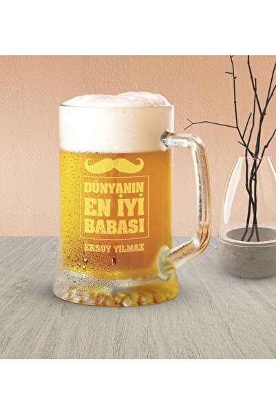 Bk Gift Babalar Gününe Özel Dünyanın En Iyi Babası Bira Bardağı - 2