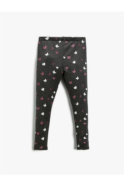 Koton Printed Leggings with Elastic Waistband