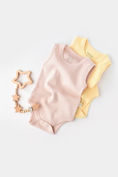 BabyCosy Pachet de 2 vafe organice cu bretele Badi