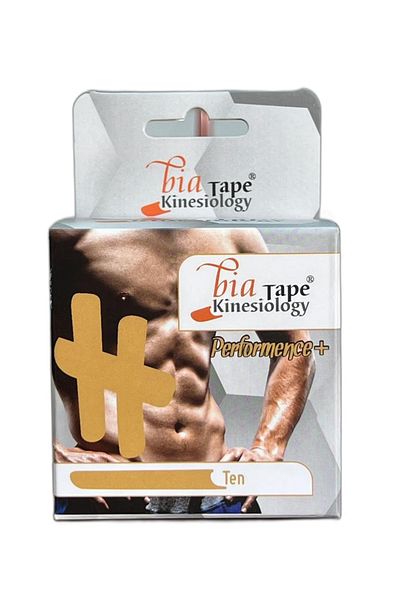 BiaTape شريط ألم كينيسيولوجي 5 سم × 5 متر أبيض