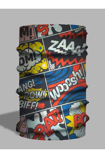 BAF Comic Patterned Neck Collar -
