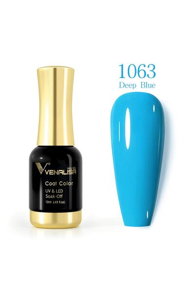 Venalisa 12 ml Kalıcı Oje Deep Blue Uv Led Oje 1063
