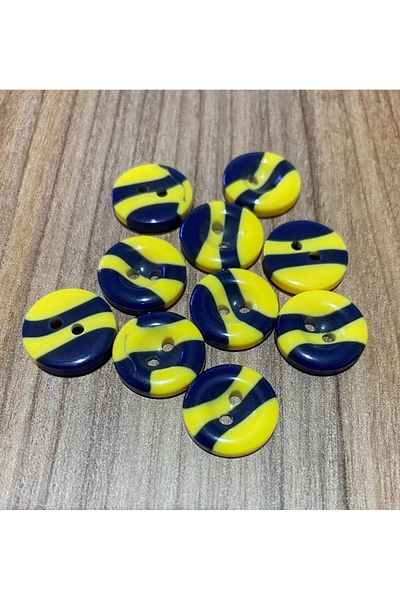 Öztürk Fan Baby Button. 1.5cm Pack of 6.