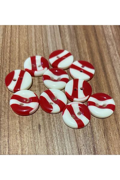 Öztürk Fan Baby Button. 1.5cm Pack of 6.