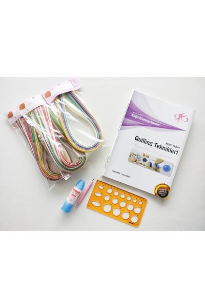 Neşeli Quilling Kitaplı Quilling Öğreniyorum Seti 3
