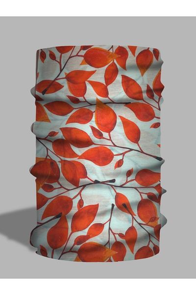 LU&MA Leaf Patterned Neck Collar - Paphos