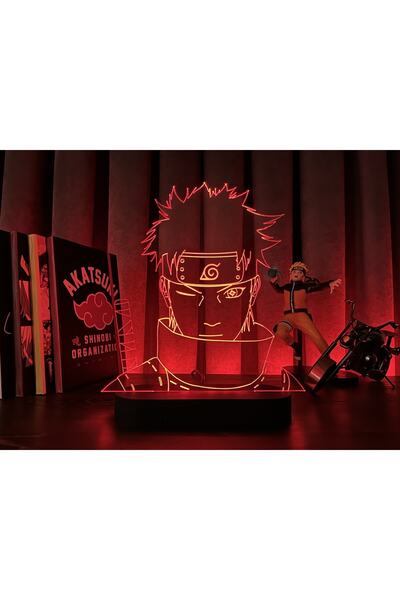 Genel Markalar Renkli Anime Masa Lambası, Minato Namikaze Tasarımı, Naruto Ha...