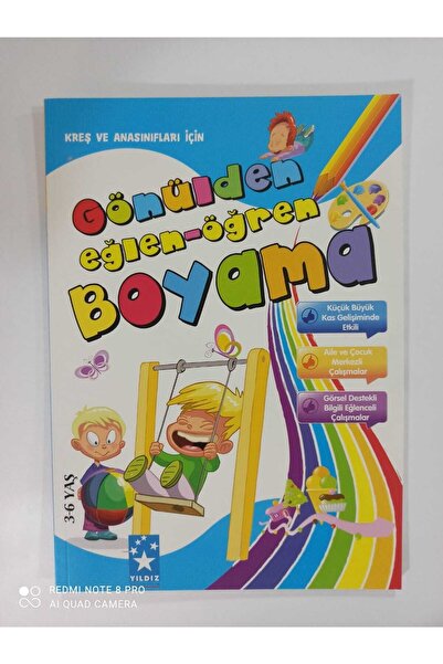 Yıldız Yayınları Boyama Kitabı Mavi