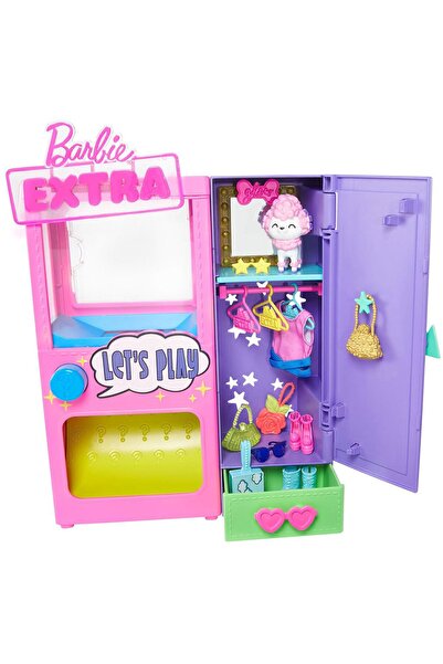 mattel Barbie Extra Kıyafet Otomatı Oyun Seti Hfg75