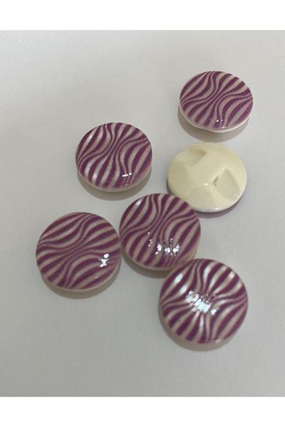 Öztürk Mother of Pearl Covered Baby Button. 1.5cm Pack of 6.