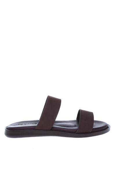 Fabrika Kahve Erkek Terlik Pasca