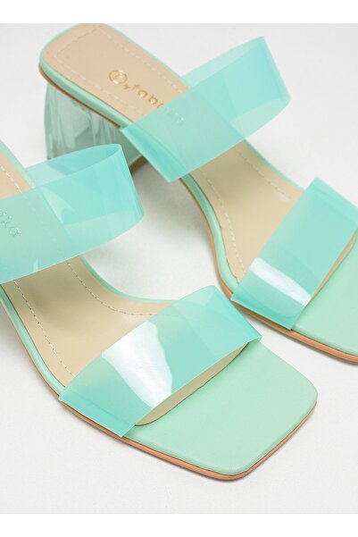 F By Fabrika Mint Women's Slippers Model Garva