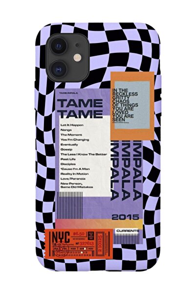 shoptocase Iphone 11 Uyumlu Dama Tame Tasarımlı Lansman Telefon Kılıfı