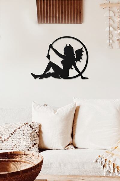 AHWALL Tablou decorativ din lemn tematic pentru femei