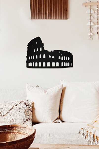 AHWALL Διακοσμητικό ξύλινο τραπέζι με θέμα την αρχαία πόλη