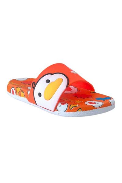 GEZER 14164 Orange Chick Children's Anti-Slip Beach Slippers