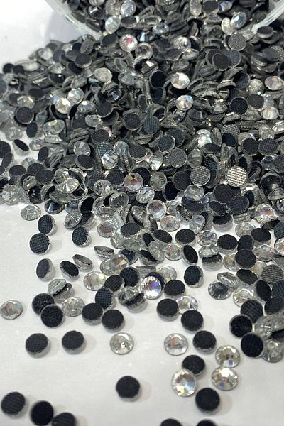 Hobigram Πέτρα με σιδερένια κόλλα διάφανη Ss20 5 mm 25 γραμμάρια – χάντρες, κομψό σχέδιο, γυναικείο αξεσουάρ – χάντρες