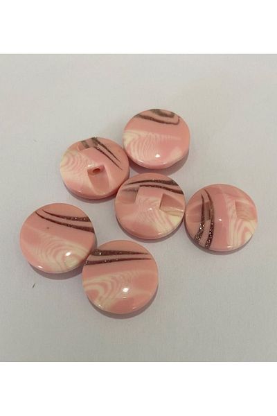 Öztürk Core Polyester Baby Button 1.5cm Pack of 6