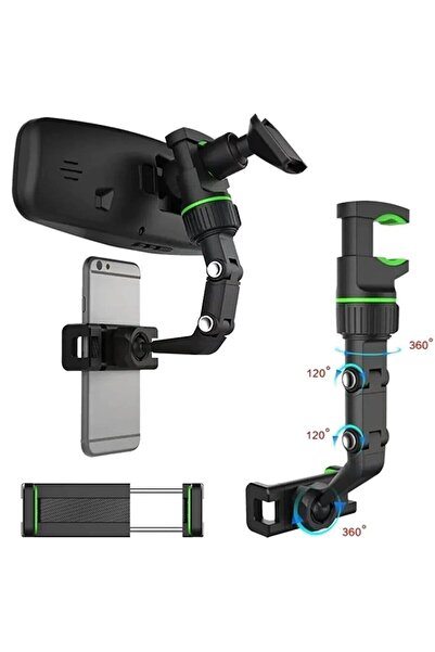 Asfal Portatif Dikiz Aynası Telefon Tutucu Çok Amaçlı Masaüstü, Koltuk Arkası...