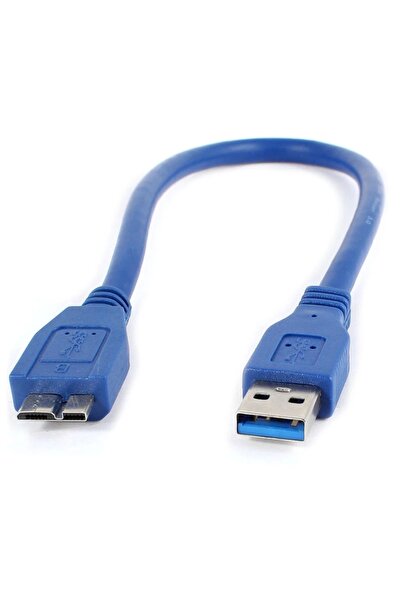 aogo 30cm Usb 3.0 Taşınabilir Harddisk Micro B Harici Disk Kablosu 30 Cm