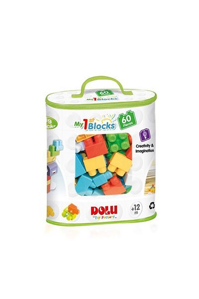 DOLU OYUNCAK 5019 مجموعة مكعبات كبيرة 60 قطعة-