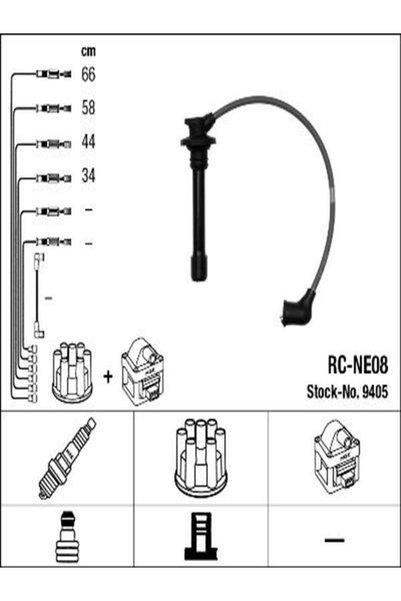NGK Yan Sanayi Arc000 Buji Kablosu (SET)