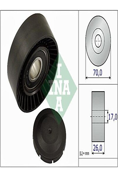 İna 531089110 Gergi Rulmani Tek Rulman Ford: Connect 1.8 Tdci Alternator Kayi...