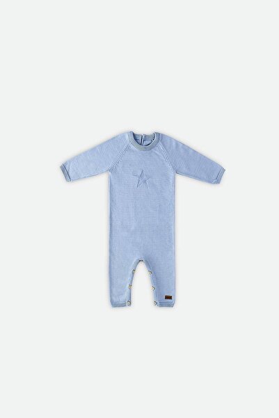 Miespiga Unisex Baby Blue Northstar Knitwear Knitted Jumpsuit