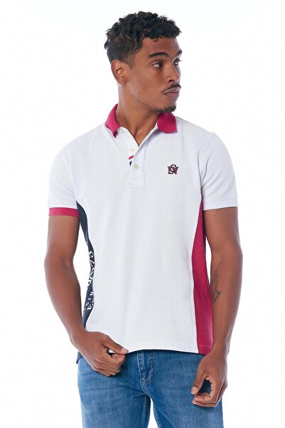 Galvanni Erkek Beyaz Polo Tişört - Devıro