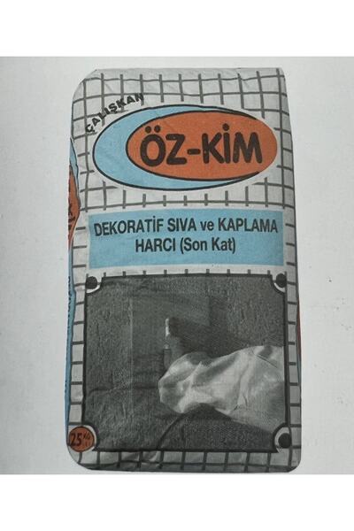 ÖZKİM Dekoratif Sıva Ve Kaplama Harcı Beyaz 1 Kg