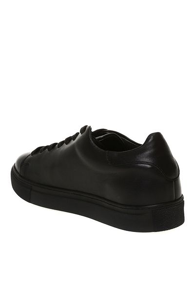Cem Güventürk X Boyner Black Women's Leather Casual Shoes