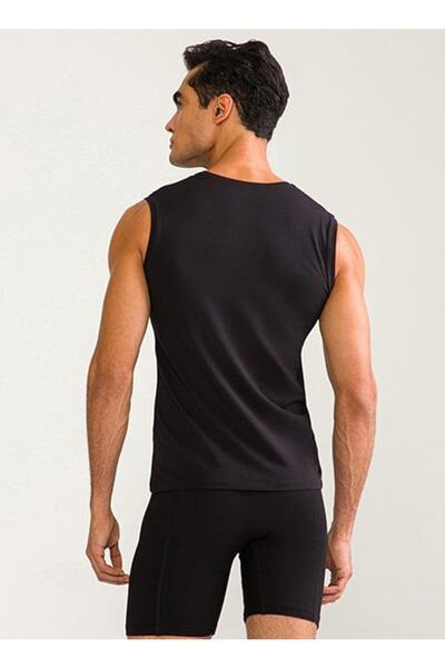 D'S Damat White Comfort V-Neck Sleeveless T-Shirt