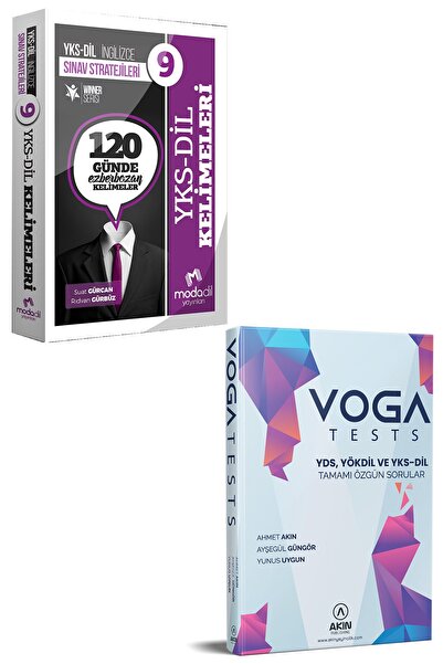 Modadil Yayınları Modadil Yks Dil 120 Günde Ezberbozan Kelimeler + Voga Tests