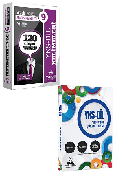 AKIN DİL Modadil Yks Dil 120 Günde Ezberbozan Kelimeler + Ydt Video Çözümlü 8...