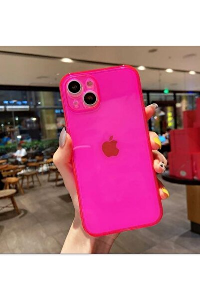 Miscase Iphone 7-8 Plus Uyumlu Renkli Şeffaf Silikon 2.0mm Kamera Korumalı Te...