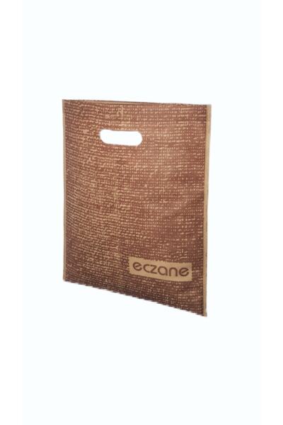 Panda (100 Ad) El Geçme Eczane Bez Çanta Hasır Desen 30x37