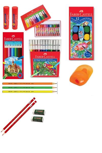 Faber Castell Okul Paketi Kırtasiye Seti