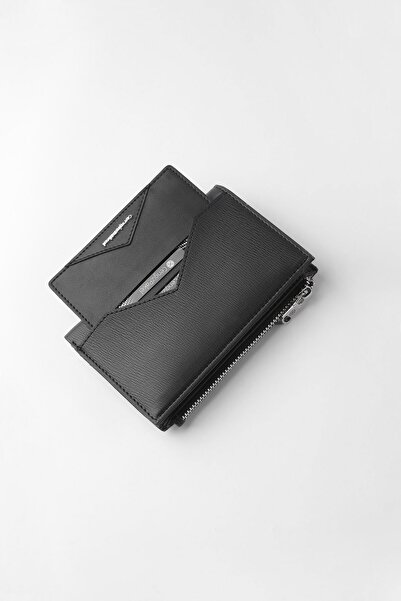CENGİZ PAKEL Black Women's Wallet with Card Holder Compartment