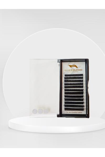 Bloom İpek Kirpik Çek-bırak Sistem Mix Kutu Cc Kıvrım, 8-15mm, 0.07 Kalınlık, 2d-12d Volume