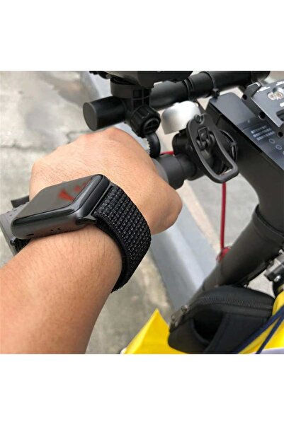 Gramaphone Apple Watch 44 mm Compatible Krd-03 Mesh Cord Red