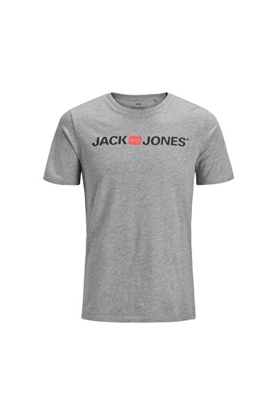 Jack & Jones 12137126 Μπλουζάκι Γκρι