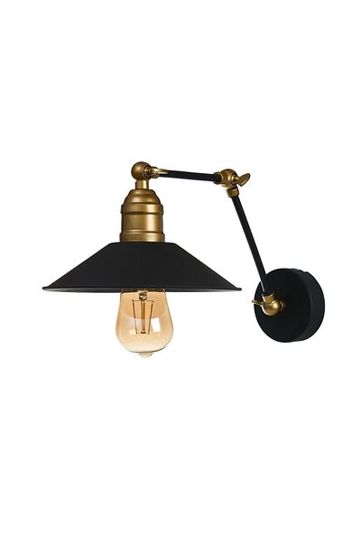 Safir Light Black Z Sconce
